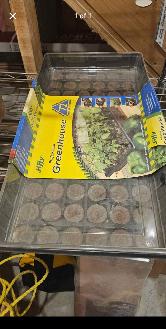 Jiffy Greenhouse Seed Starting Tray