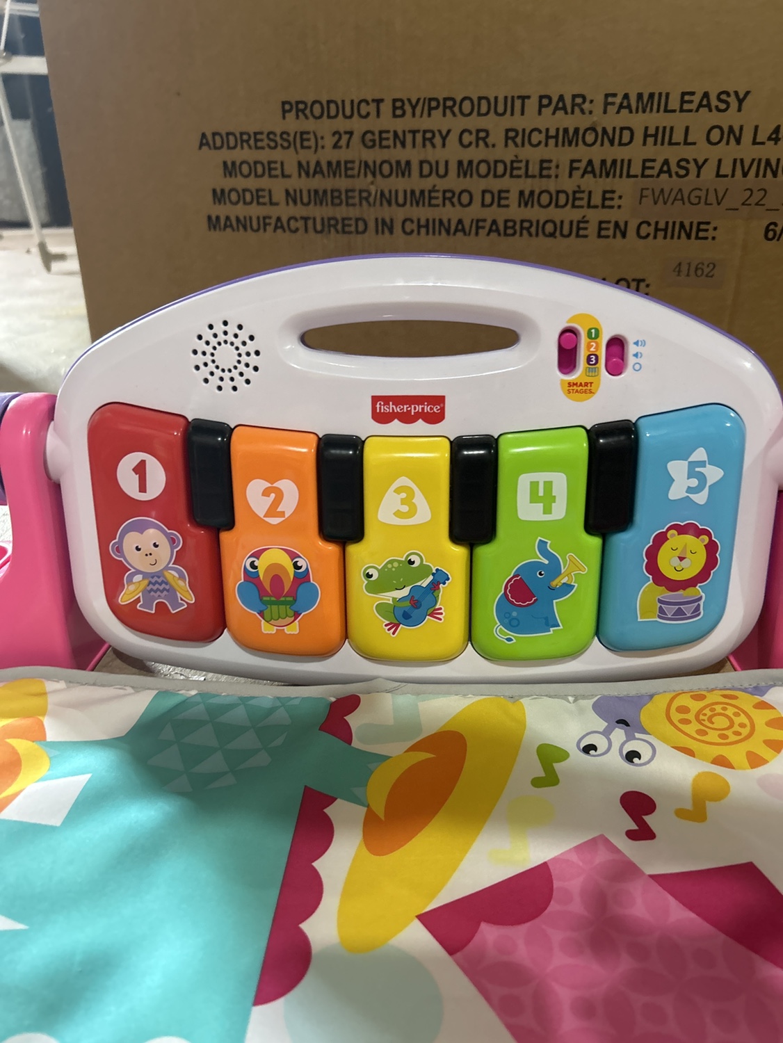 Fisher-Price Kick & Play Piano Mat - photo 3
