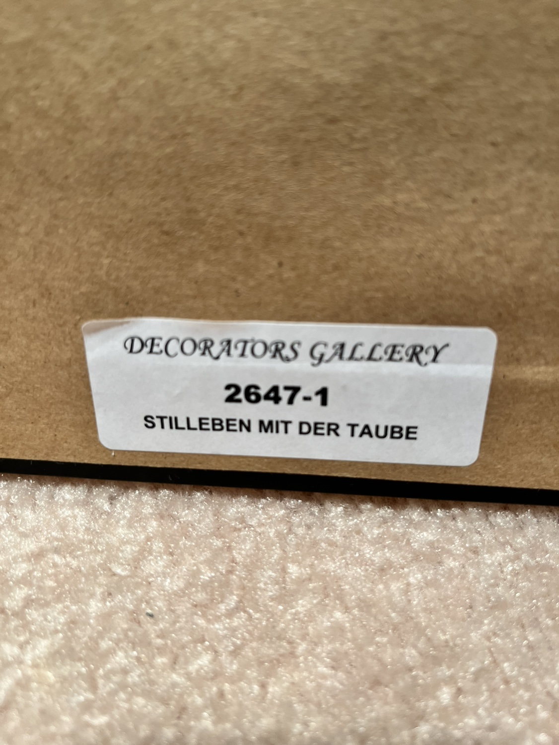 Decorators Gallery Framed Art - Stillleben Mit Der Taube - photo 4