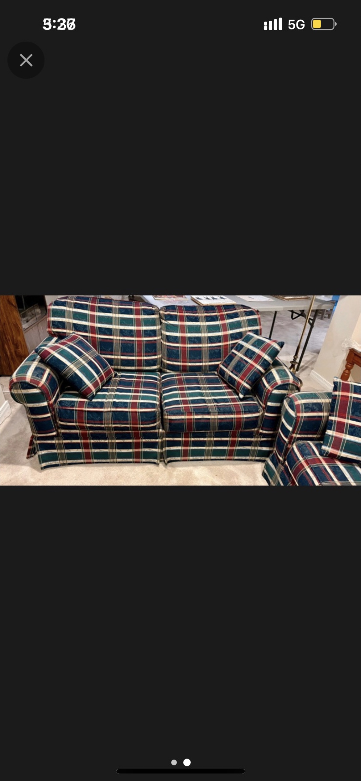 Couch and Sofa Love Seat Set - photo 2