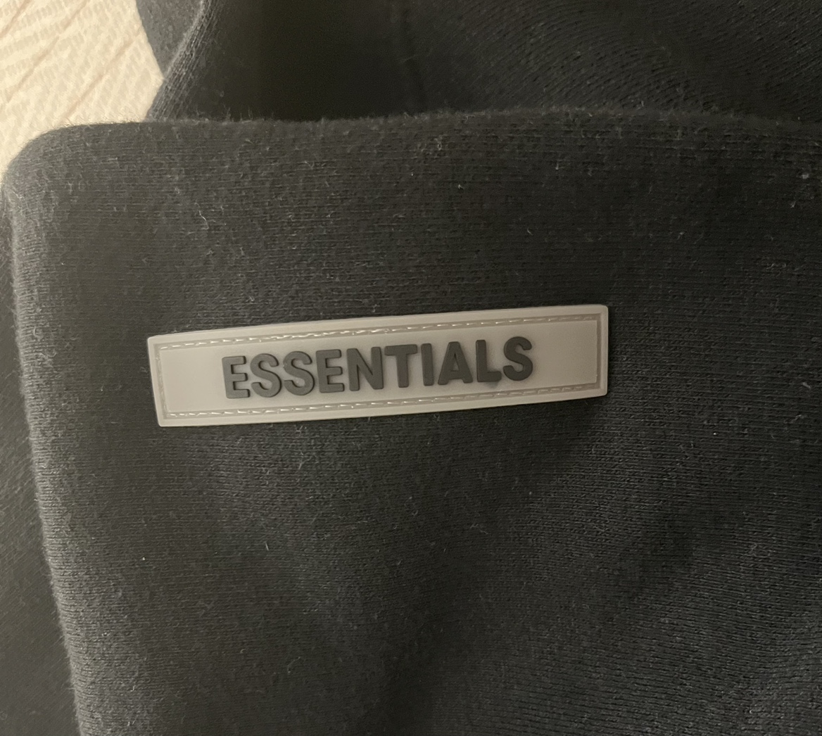Fear of God Essentials Black Hoodie - photo 4