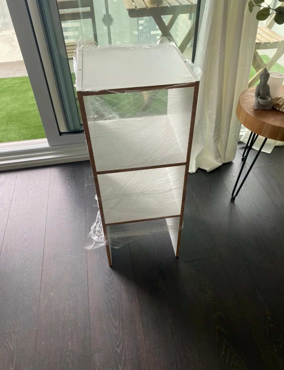 White IKEA 3-Shelf Storage Unit thumbnail