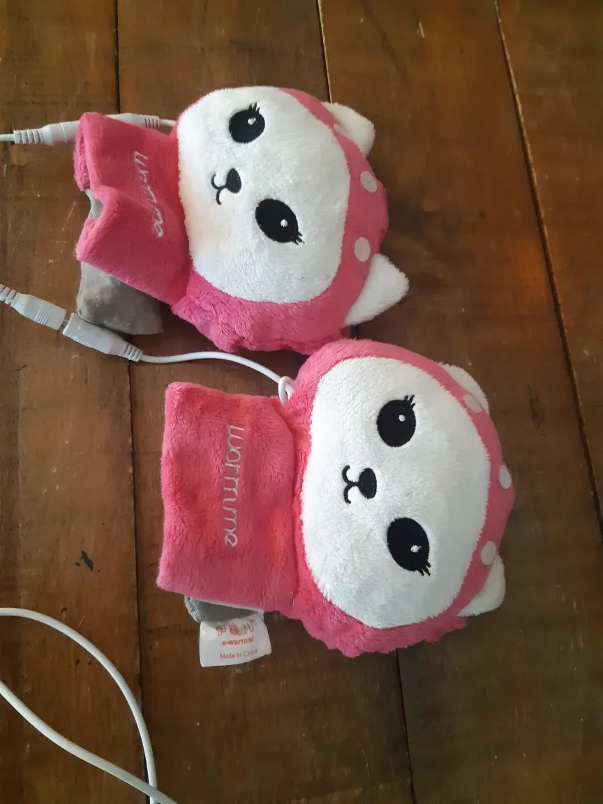 cute cat USB hand warmers image indicator(6)
