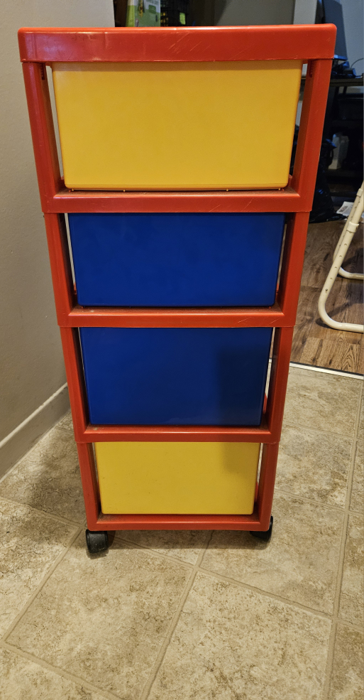 4 Drawer Storage Cart