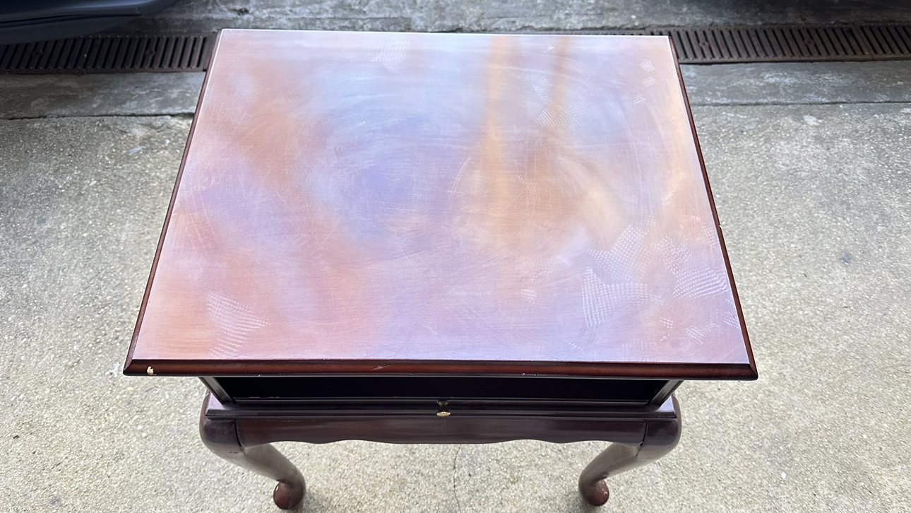 Wood End Table - photo 4