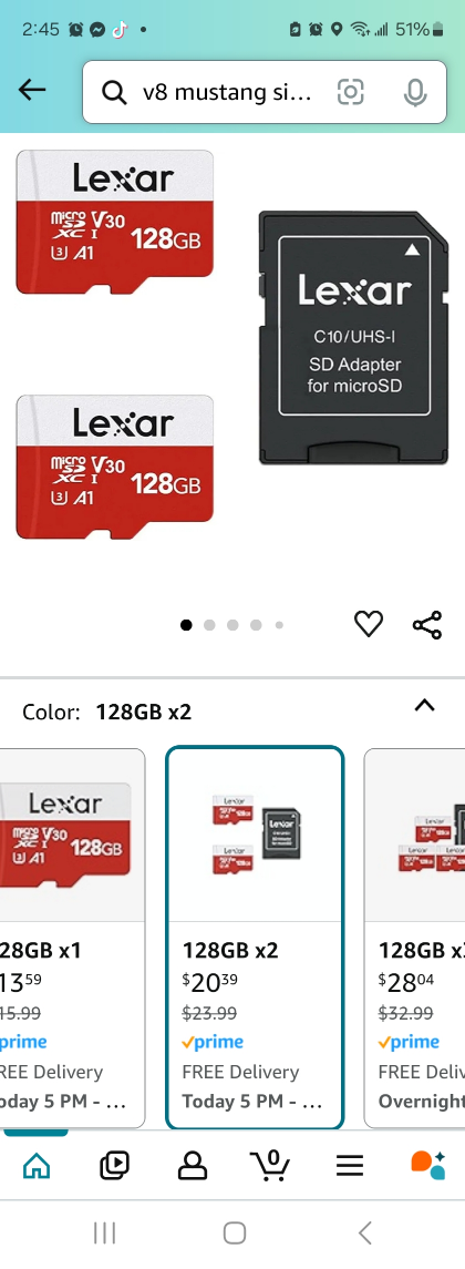 Lexar E-Series 128GB Micro SD Card 2 - photo 2
