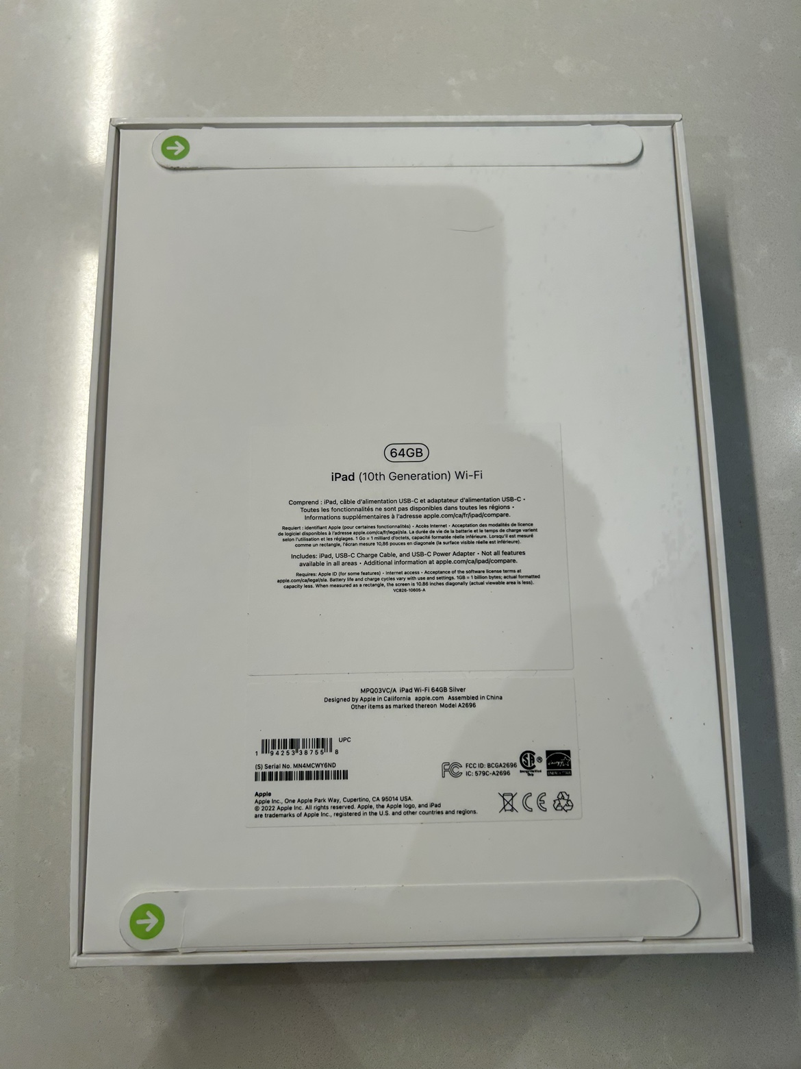 iPad (10th Generation) 64GB Wi-Fi - Silver - photo 2