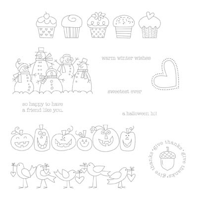 New Stampin’ Up “The More Merrier” Stamp Set - photo 3