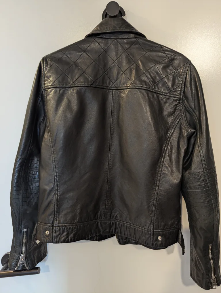 Lucky Brand Black Leather Jacket image indicator(2)
