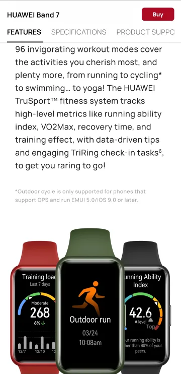 Huawei Band 7 Smartwatch image indicator(4)