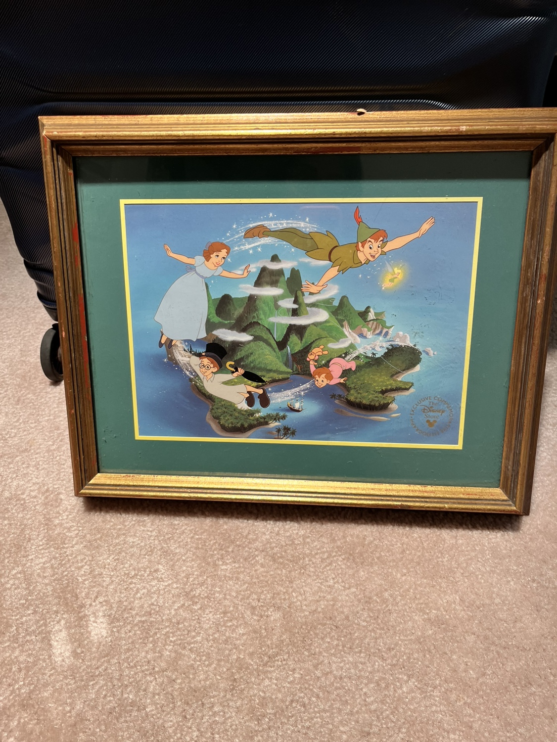 Peter Pan Disney Store Exclusive Commemorative Lithograph