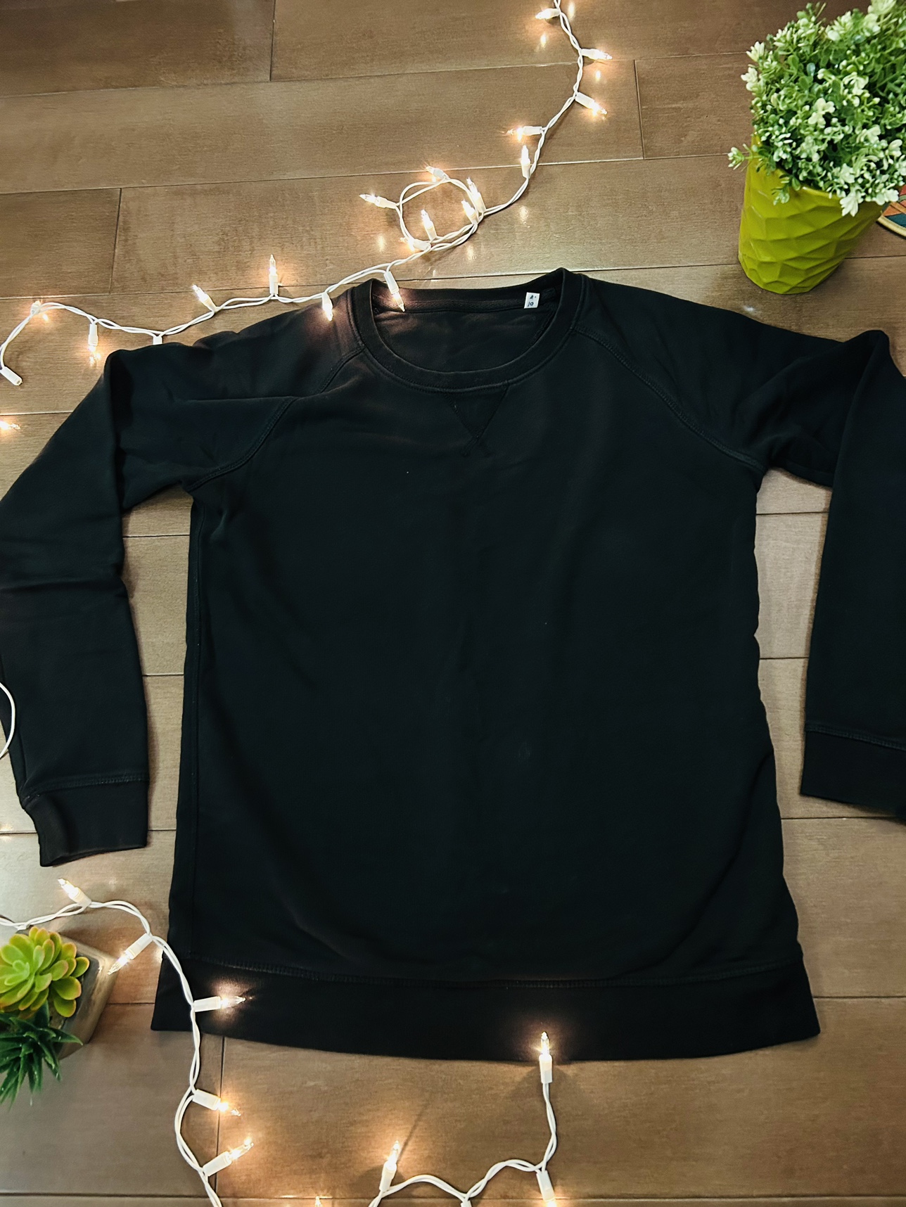 Black Long Sleeve Sweatshirt - photo 2