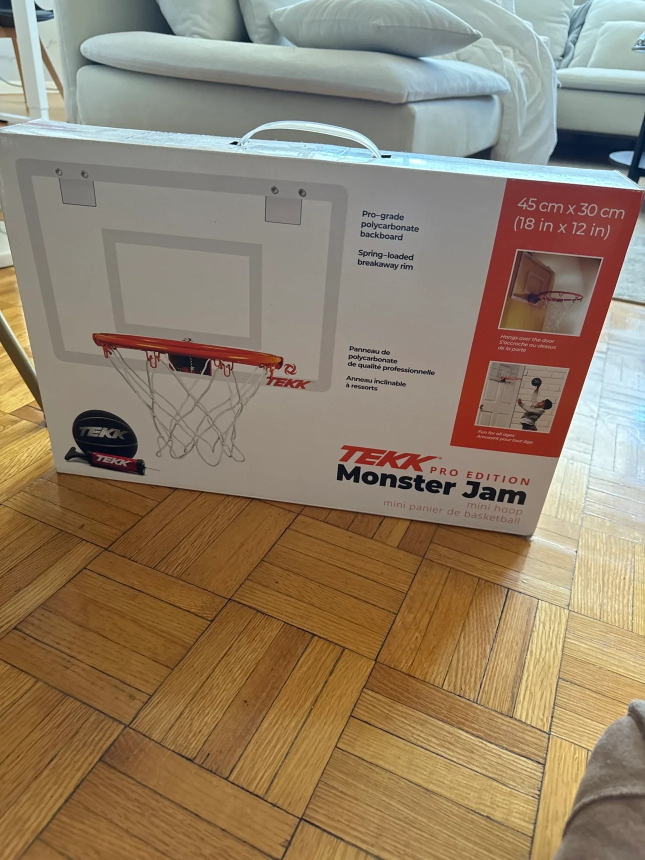 TEKK Pro Edition Monster Jam Mini Basketball Hoop thumbnail