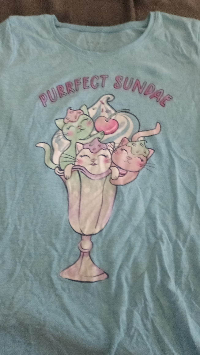 Cat Sundae T-Shirt - photo 2
