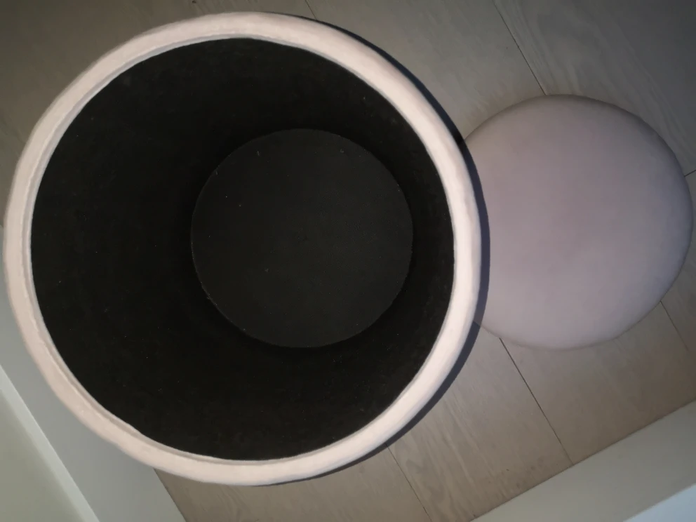 Pink Velvet Storage Ottoman - photo 3