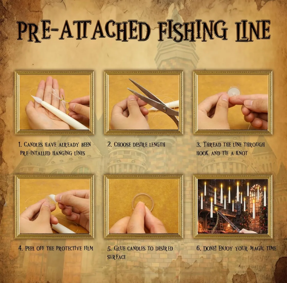 Magic Floating Candles for Halloween decor (brand new) image indicator(2)