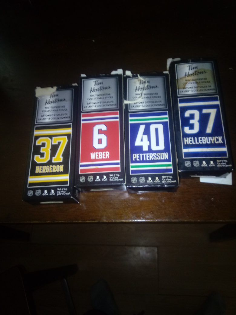 Tim Hortons NHL Superstar Collectible Sticks