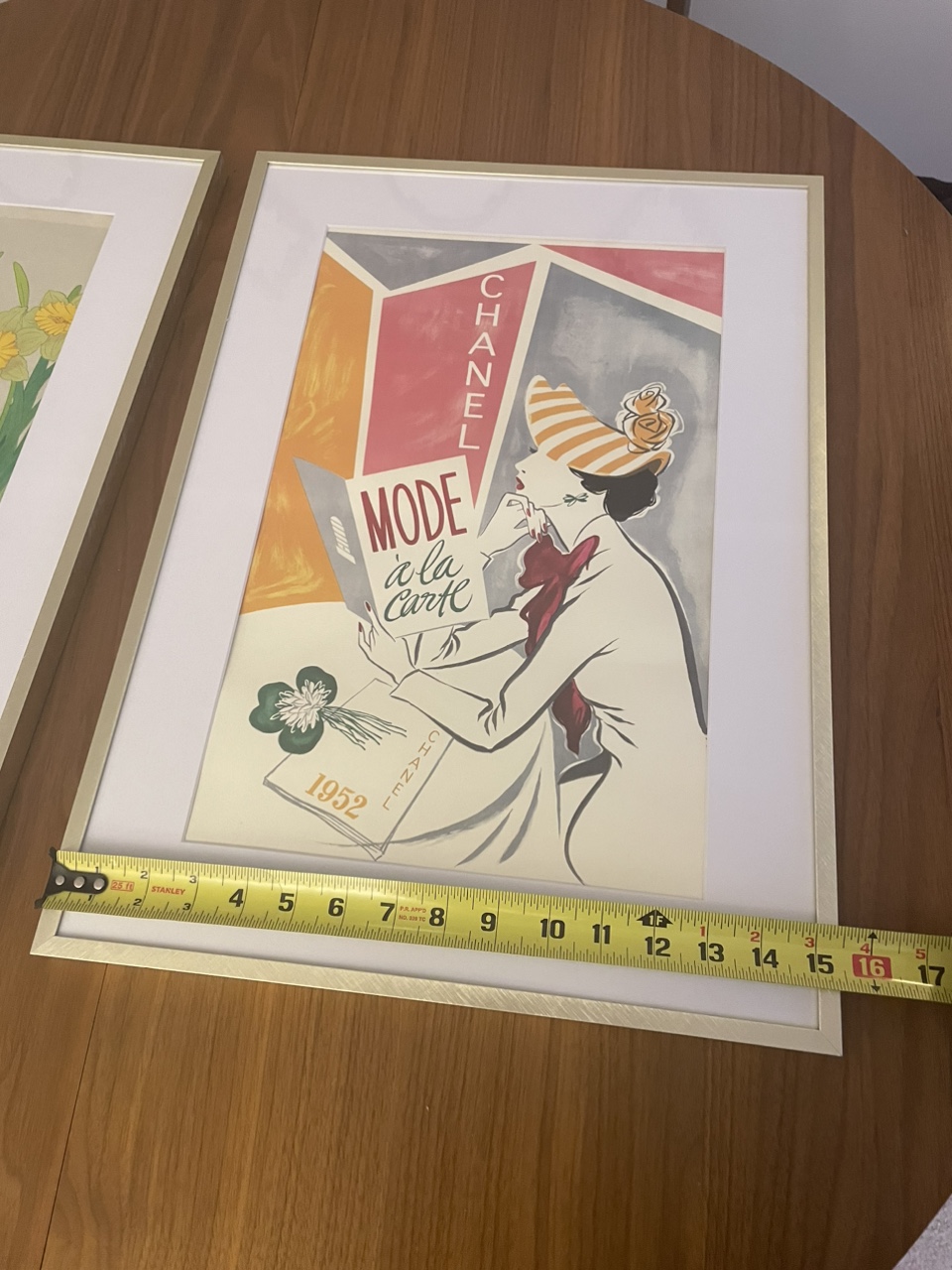 Set of (2) gold frames - photo 2