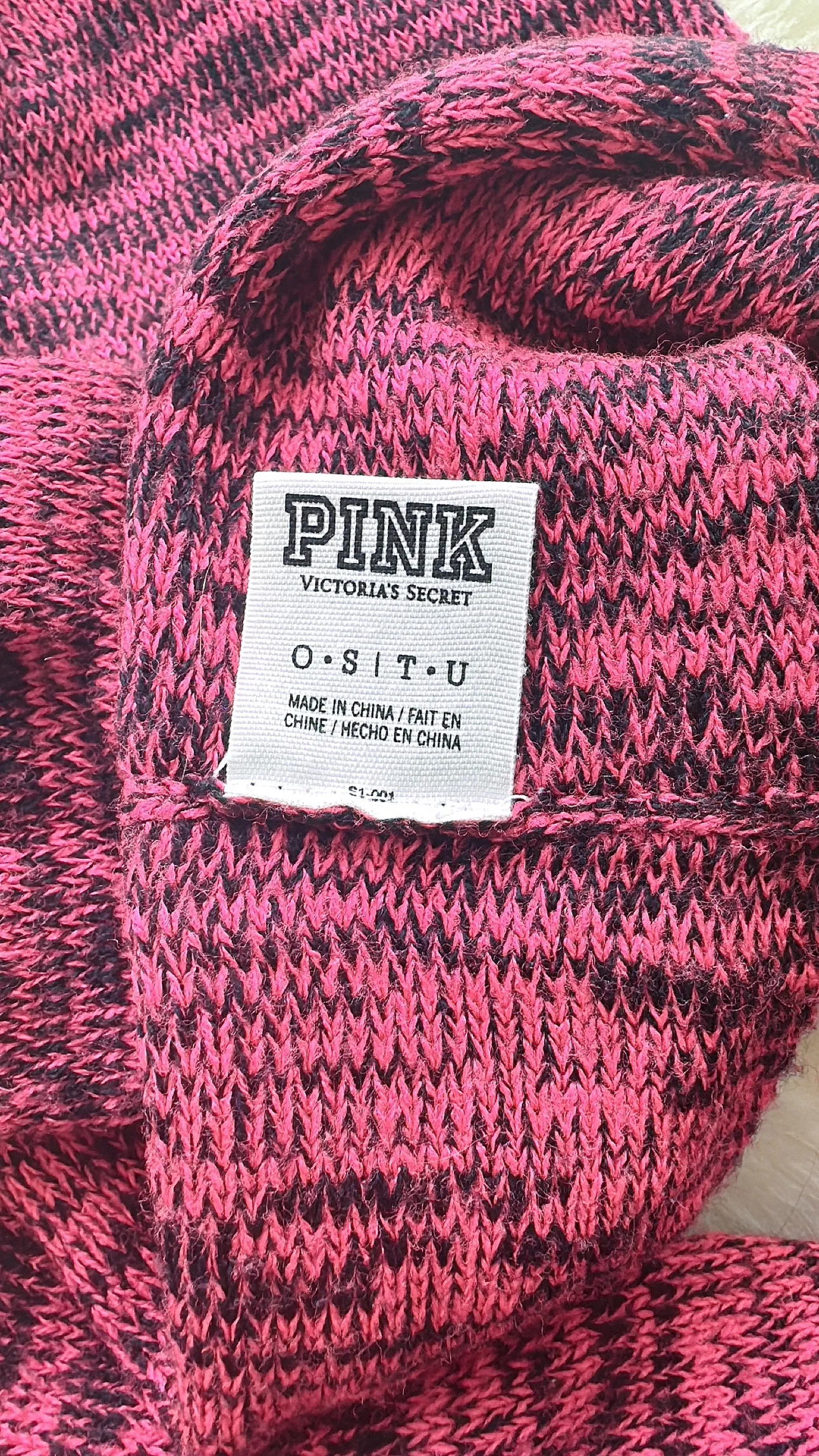 Pink Victoria's Secret Beanie and Infinity Scarf Set image indicator(5)