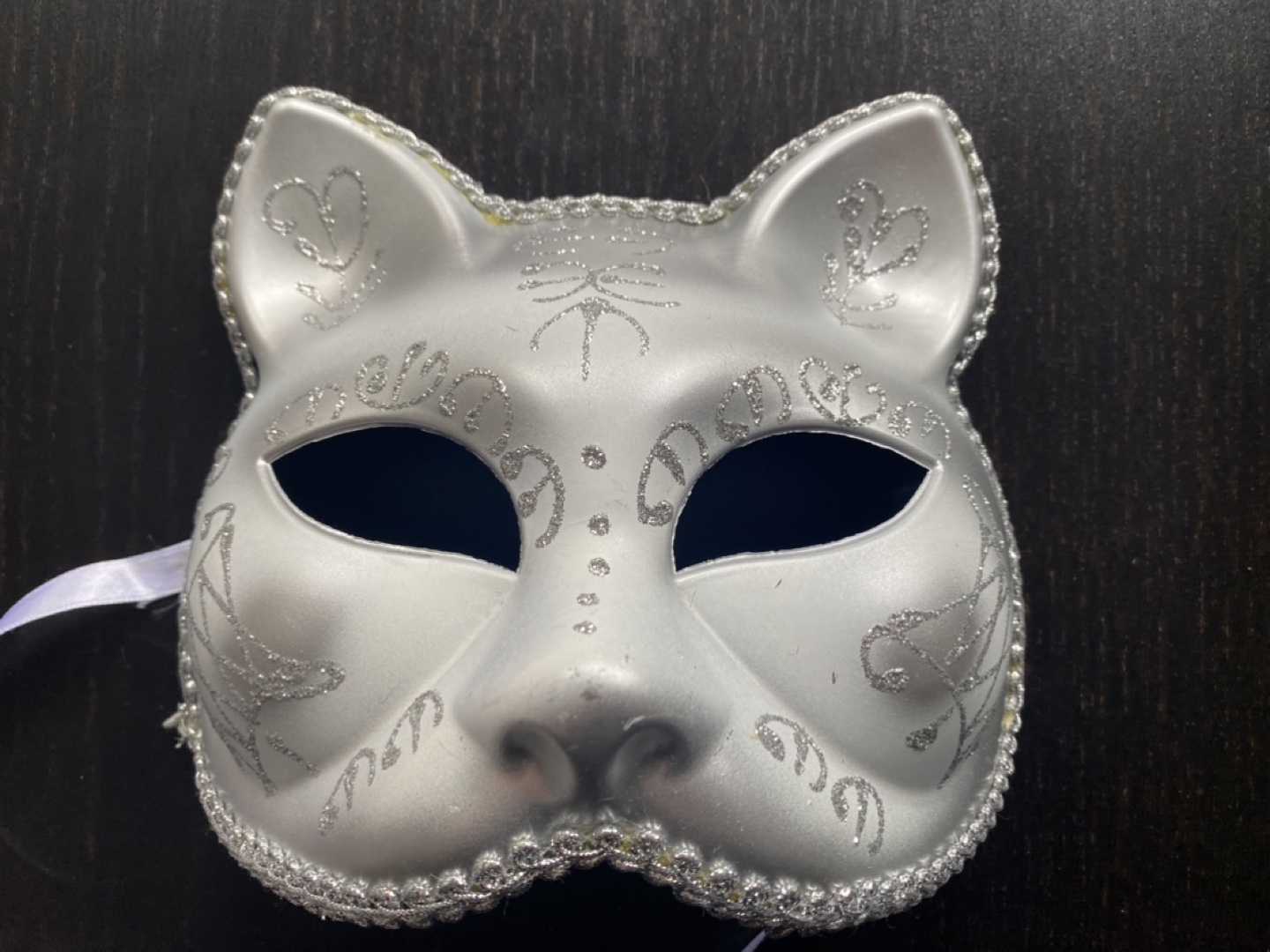 Silver Cat Mask