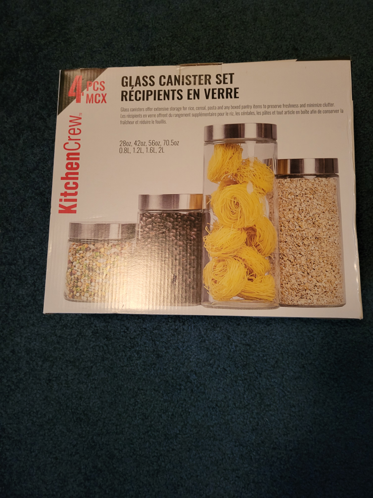 Glass Canister Set