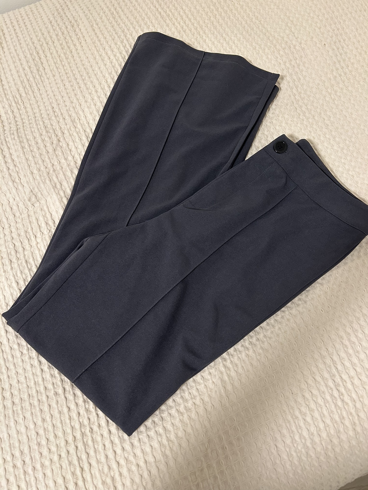 Business Casual Dark Grey Flare Pants - photo 2