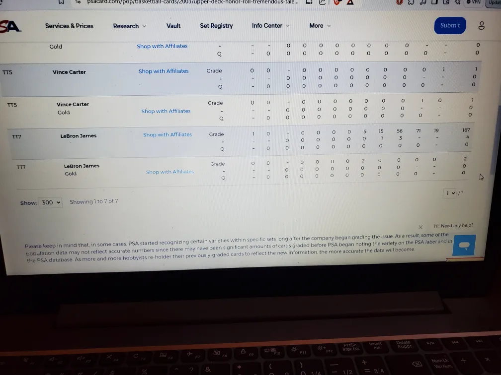 LeBron James RC Rookie Card (Rare) TT7 🔥📈🎯 image indicator(10)