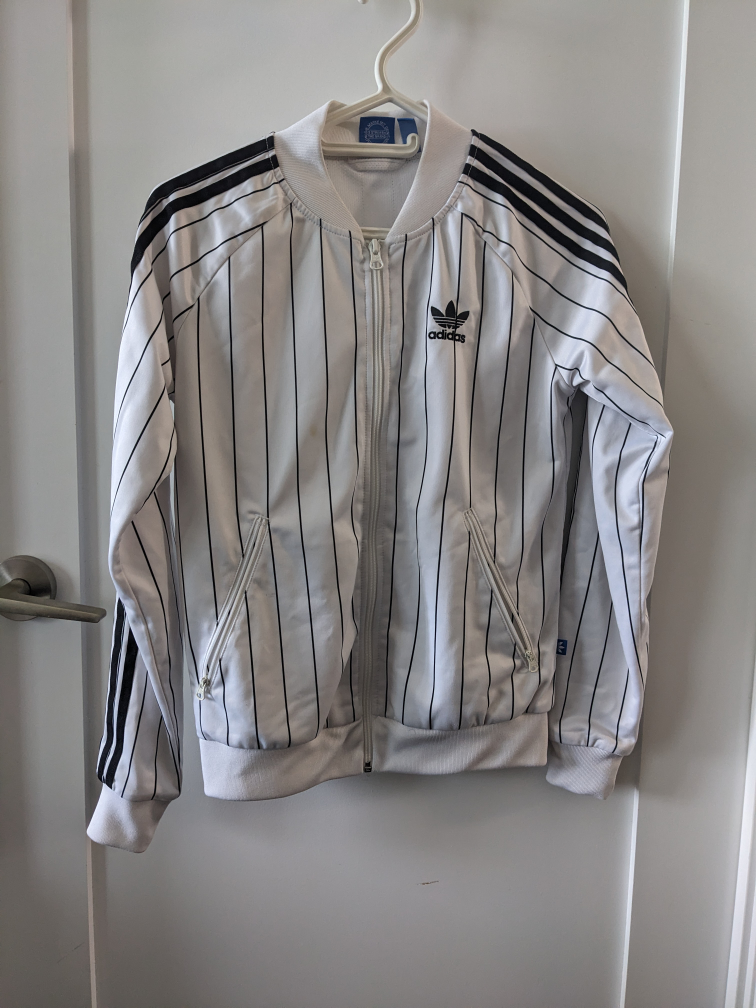 Adidas striped jacket