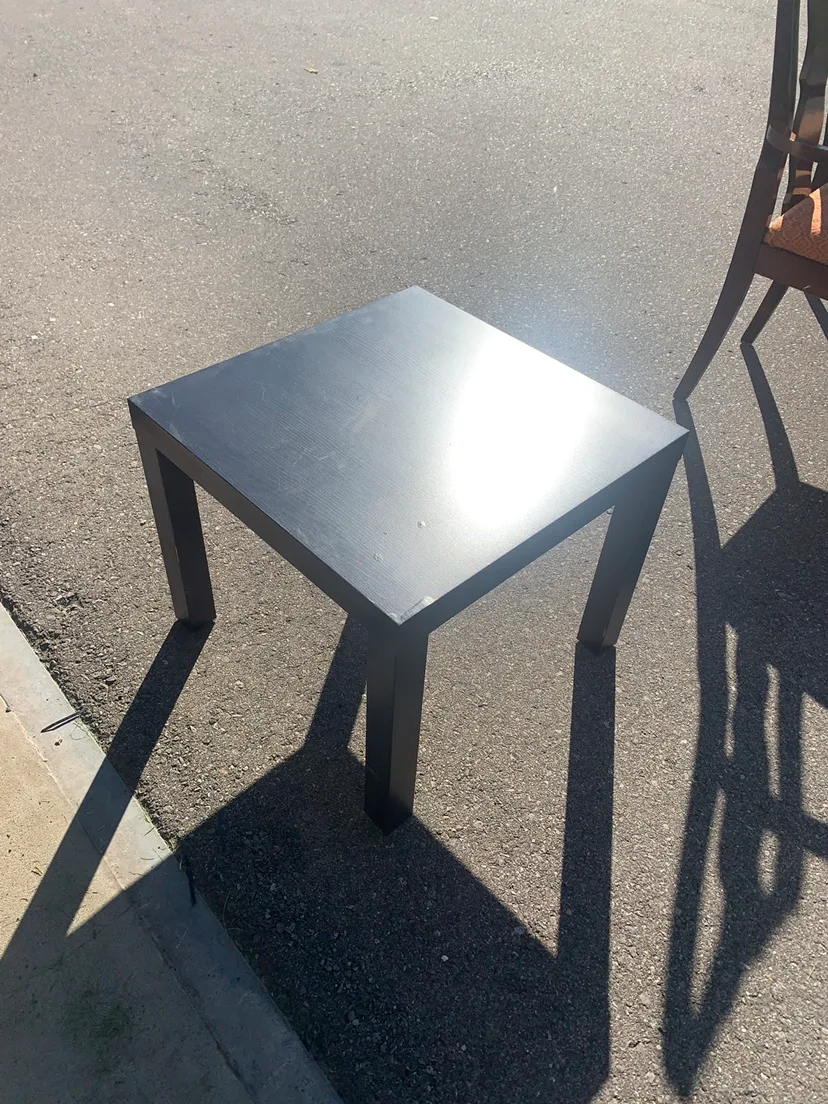 Sold! Black End/Side Table thumbnail