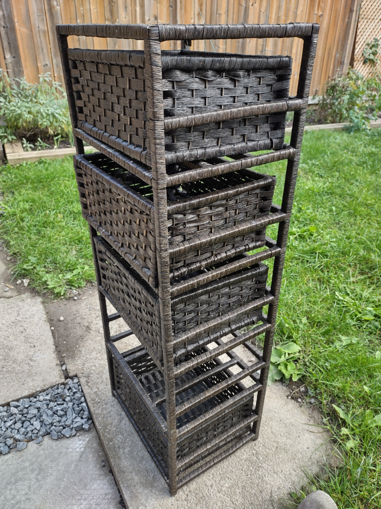 Wicker Storage Unit - photo 2