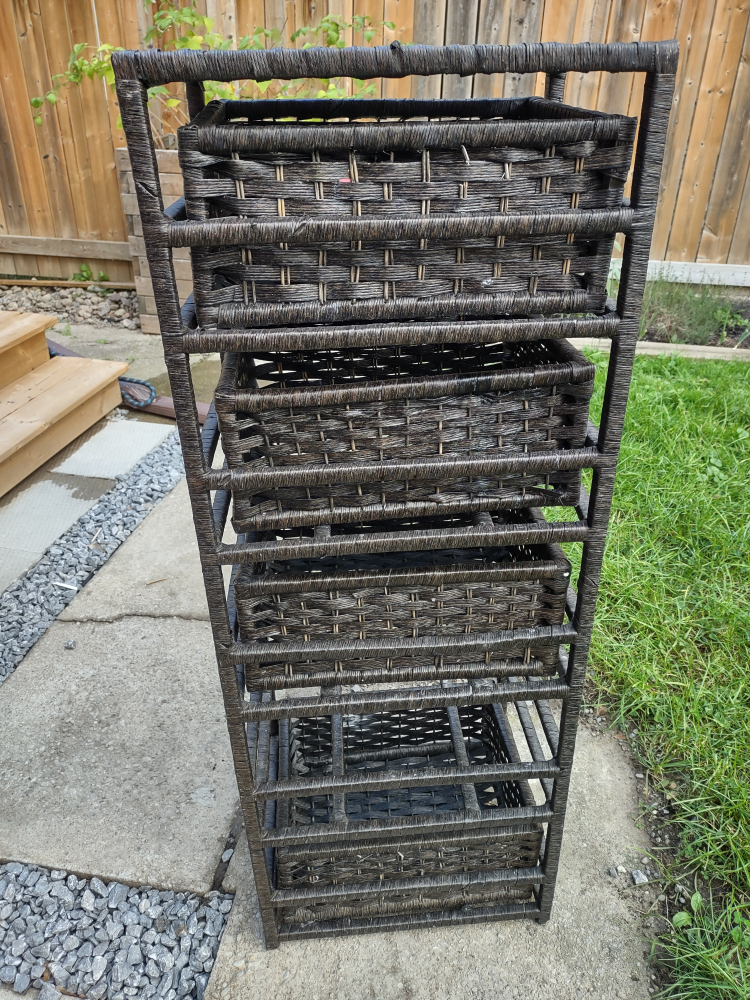 Wicker Storage Unit - photo 3