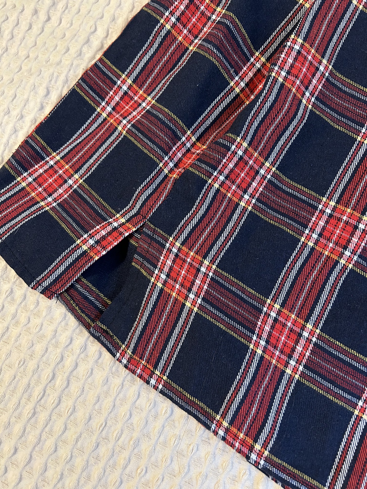 Red and Black Plaid Skirt - photo 2