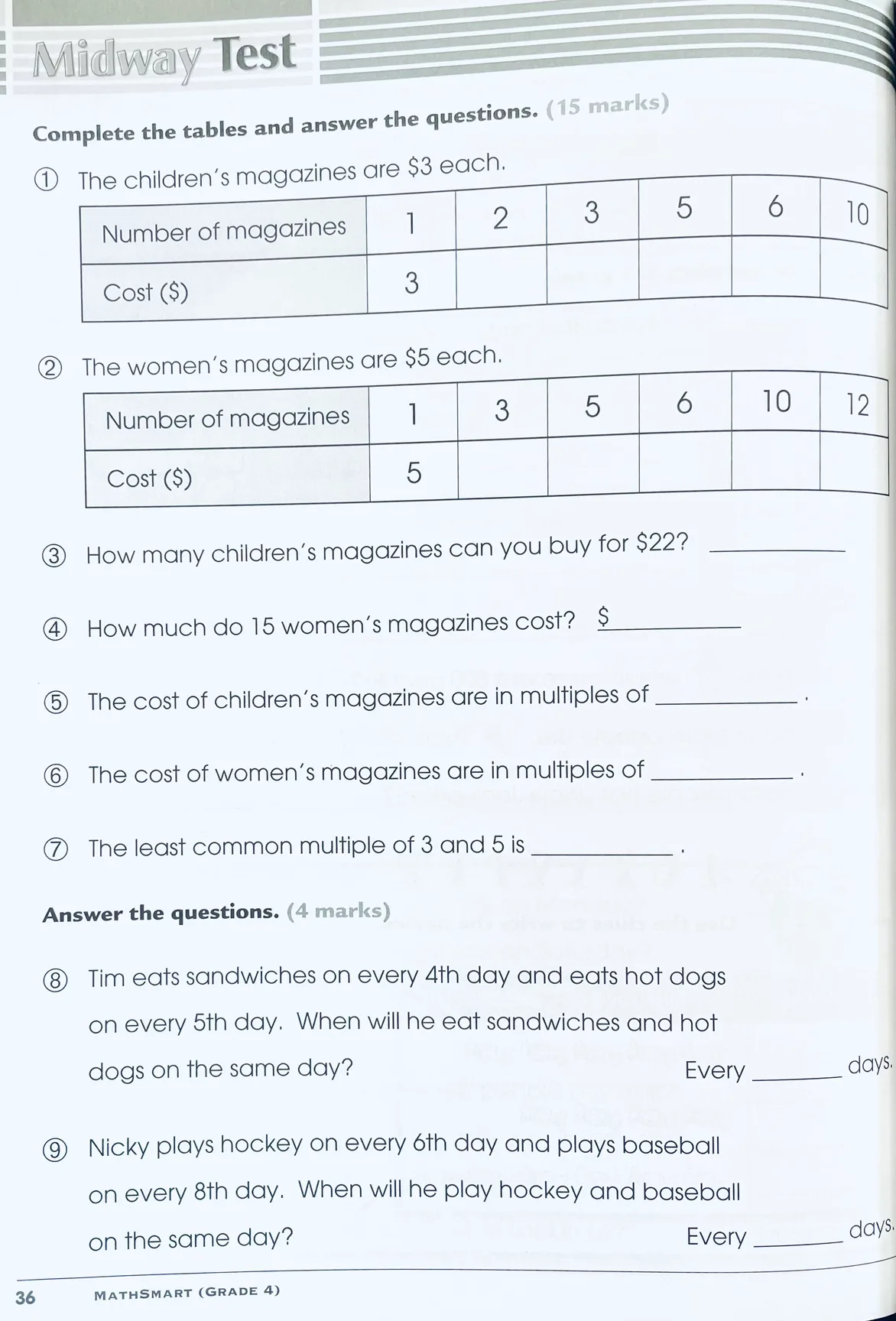 MATH SMART - GR. 4 image indicator(7)