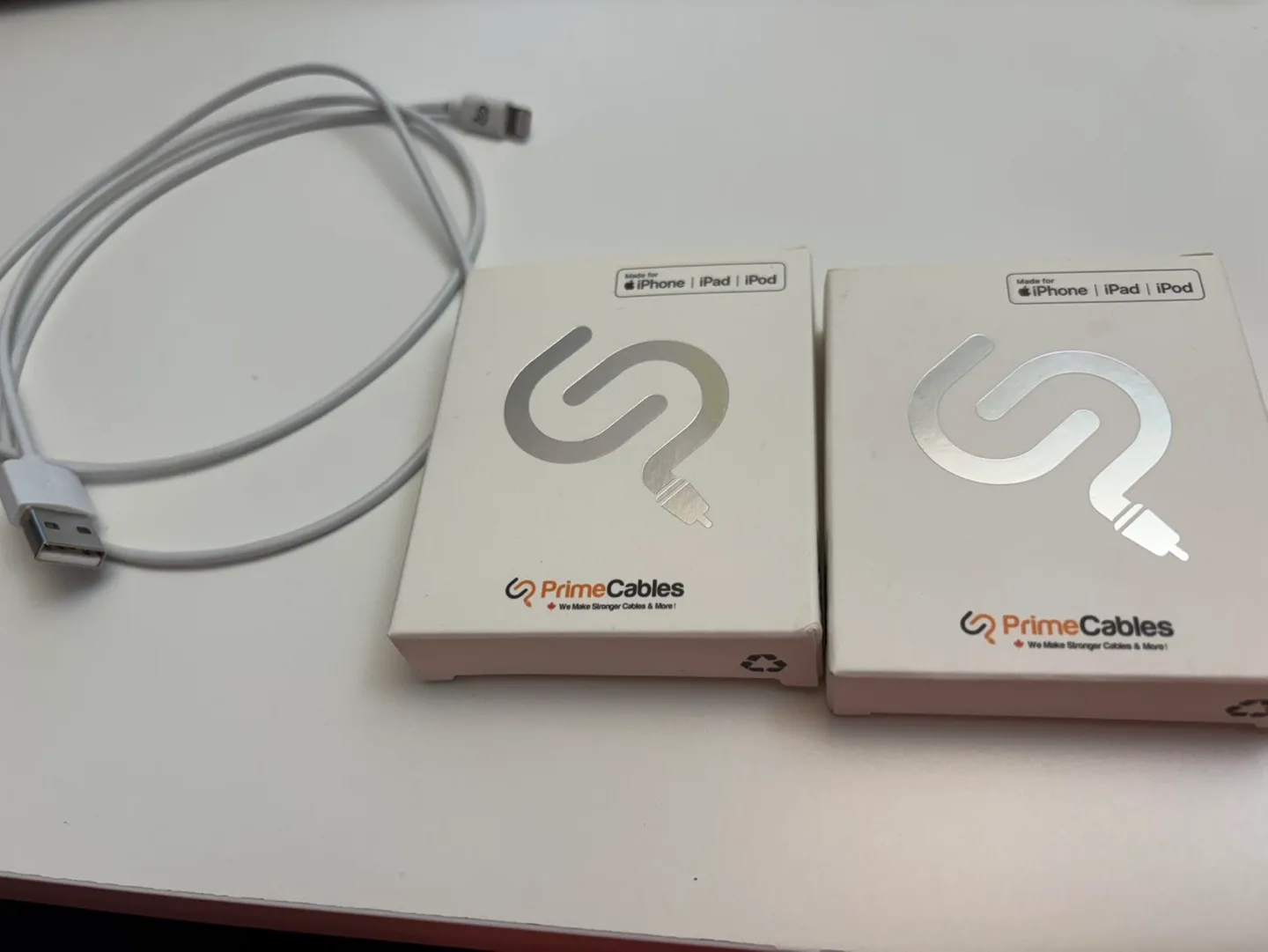3 chargers - PrimeCables Lightning to USB Cable 3FT (1M) thumbnail