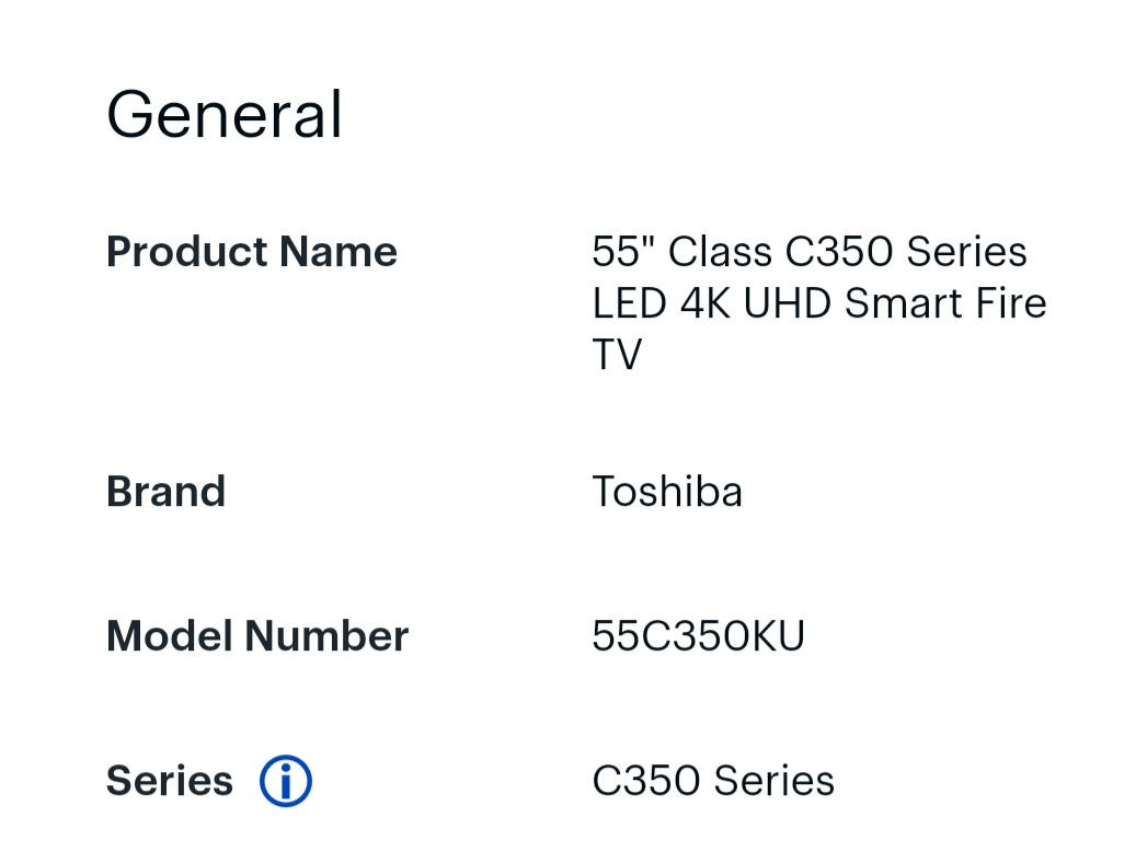 TV Toshiba 55" Class C350 Series LED 4K UHD Smart Fire TV - photo 2