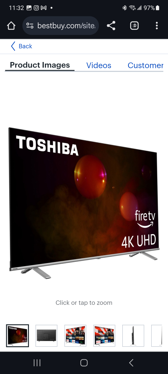 TV Toshiba 55" Class C350 Series LED 4K UHD Smart Fire TV - photo 5