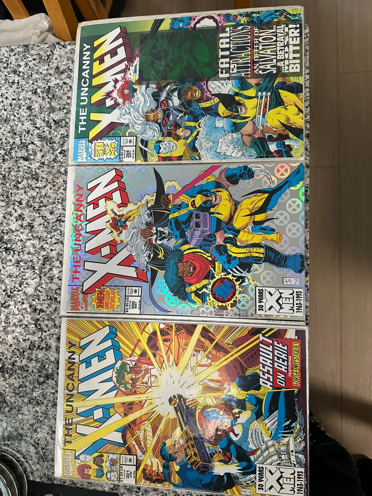 Marvel Comics Uncanny X-Men #300 #301# 304 image indicator(2)