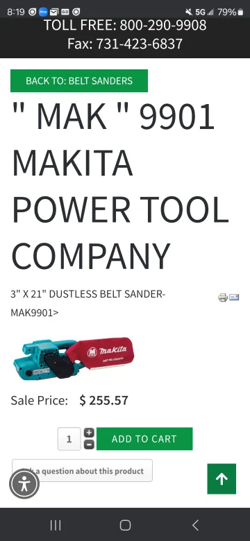 Makita 9901 Belt Sander