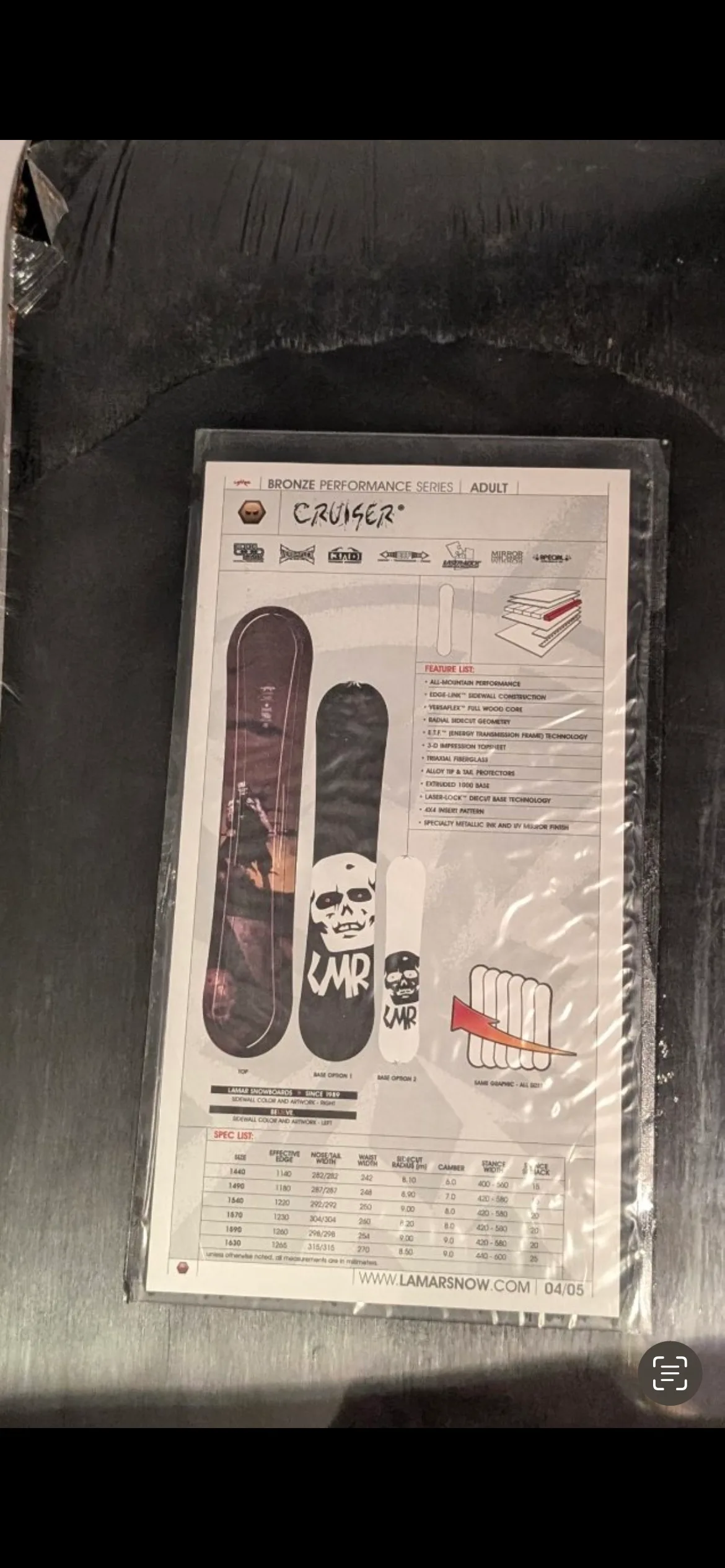 Lamar Cruiser Snowboard 149cm image indicator(5)