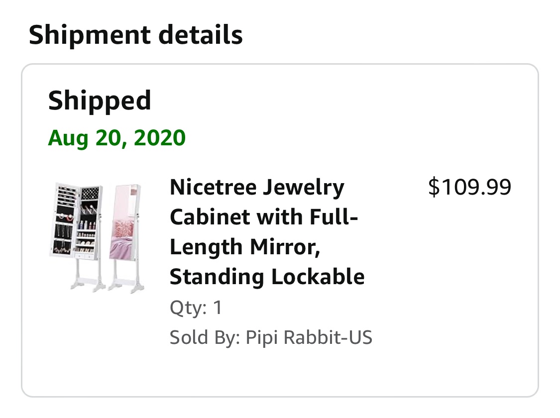 Nicetree Jewelry Cabinet with Full Length Mirror - photo 5