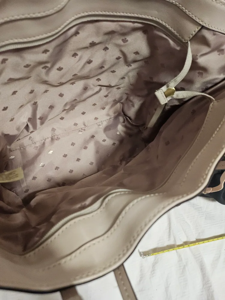 Kate Spade Beige Tote Bag image indicator(5)