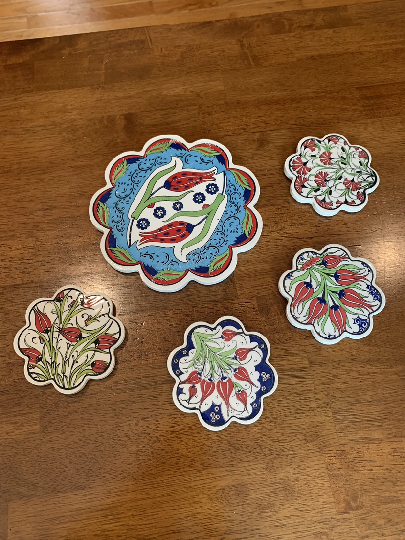 Turkish Tile Coasters