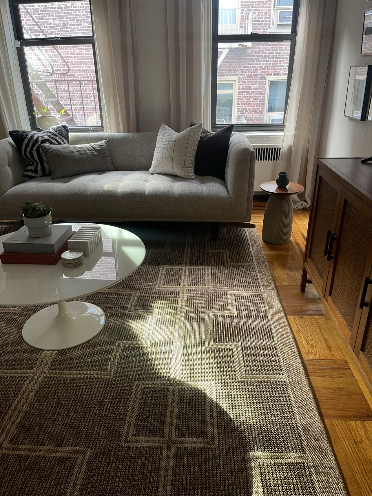 West Elm mid century sofa - photo 2