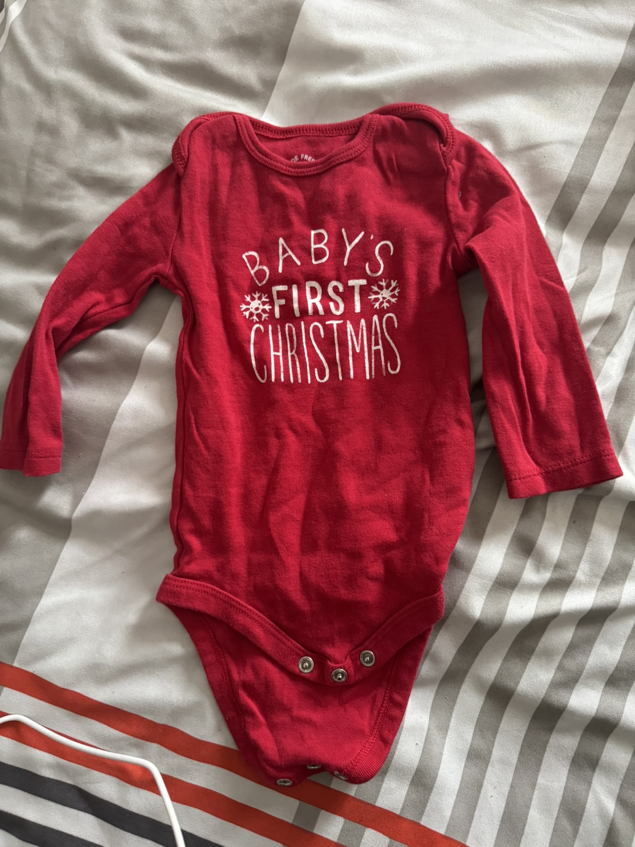 Baby's First Christmas Bodysuit