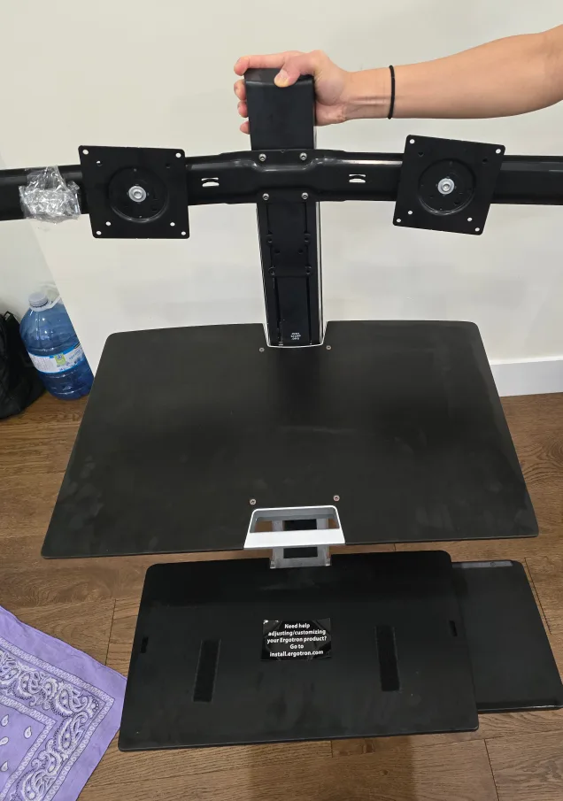 Ergotron – WorkFit-S Dual Monitor Standing Desk Converter image indicator(7)