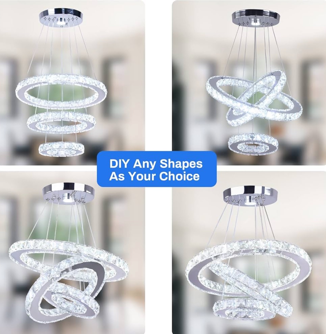 LED Crystal Chandelier - photo 2