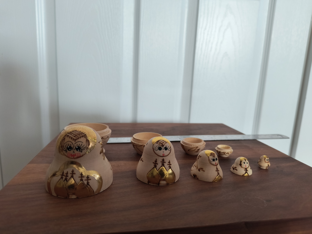 Set of Russian Nesting Dolls