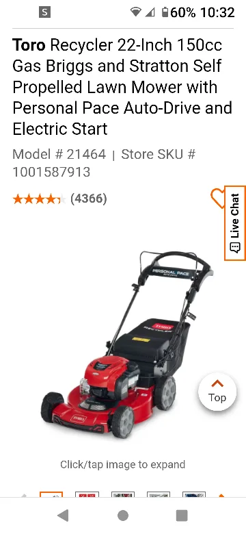 Toro Recycler 22-inch 150cc Gas Lawn Mower image indicator(3)