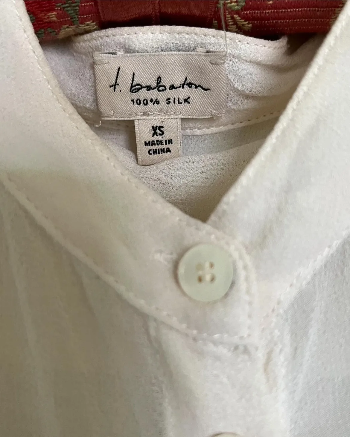 T. Babaton Silk Blouse XS thumbnail