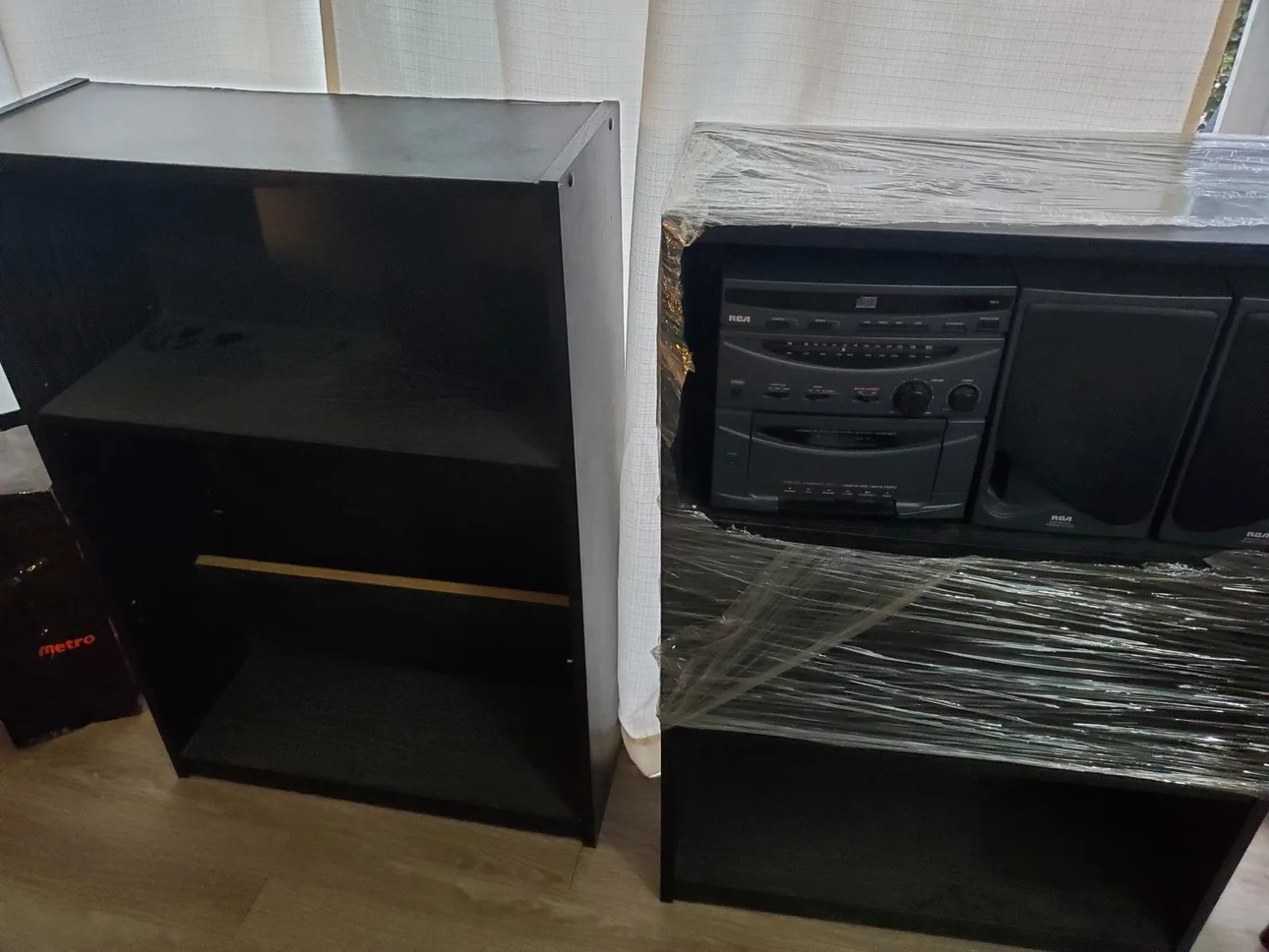 RCA Stereo System/bookcase/puzzle/ceramic dish image indicator(3)